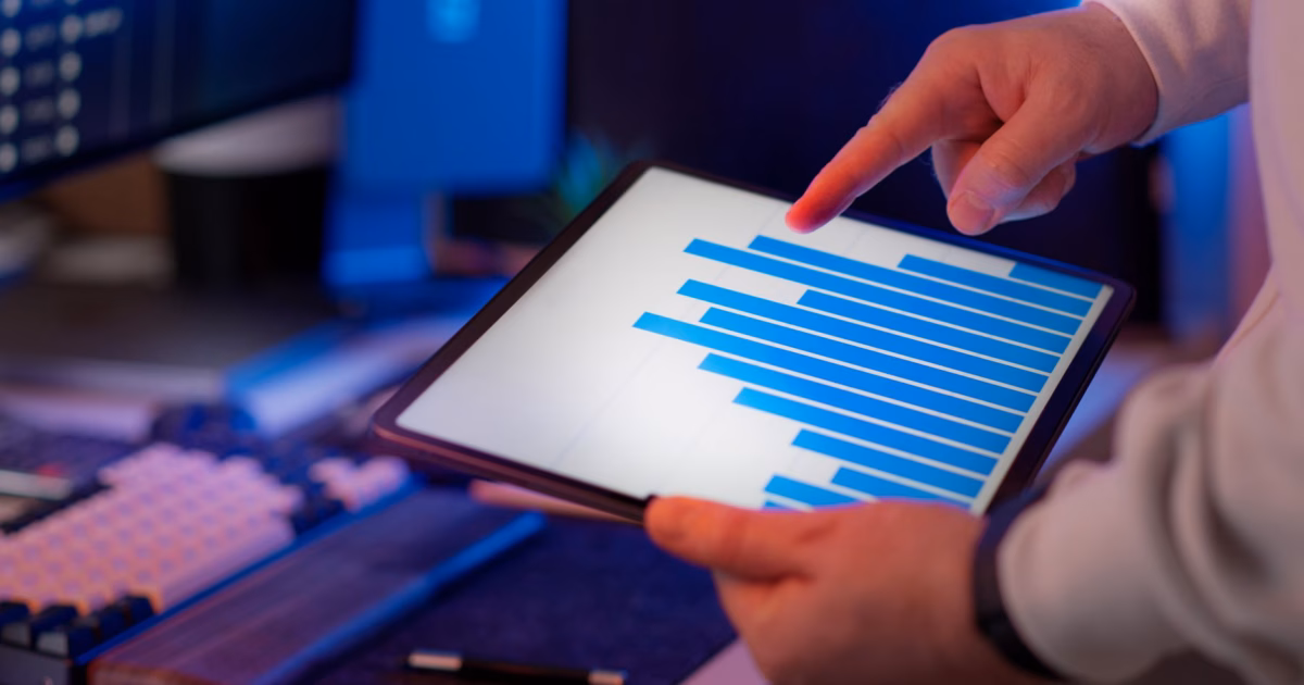 Come calcolare il ROI dei progetti di IA in azienda — financial metrics dashboard digital charts
