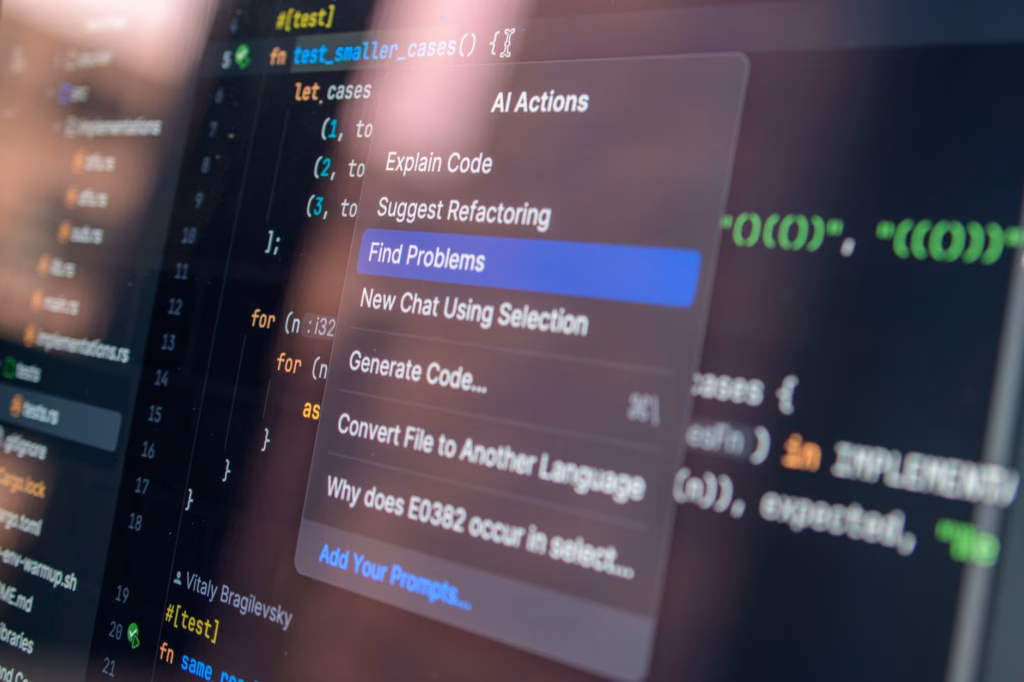 I benchmark dell'IA sono saturi: come valutare i LLM in azienda — software engineer analyzing artificial intelligence system evaluation code